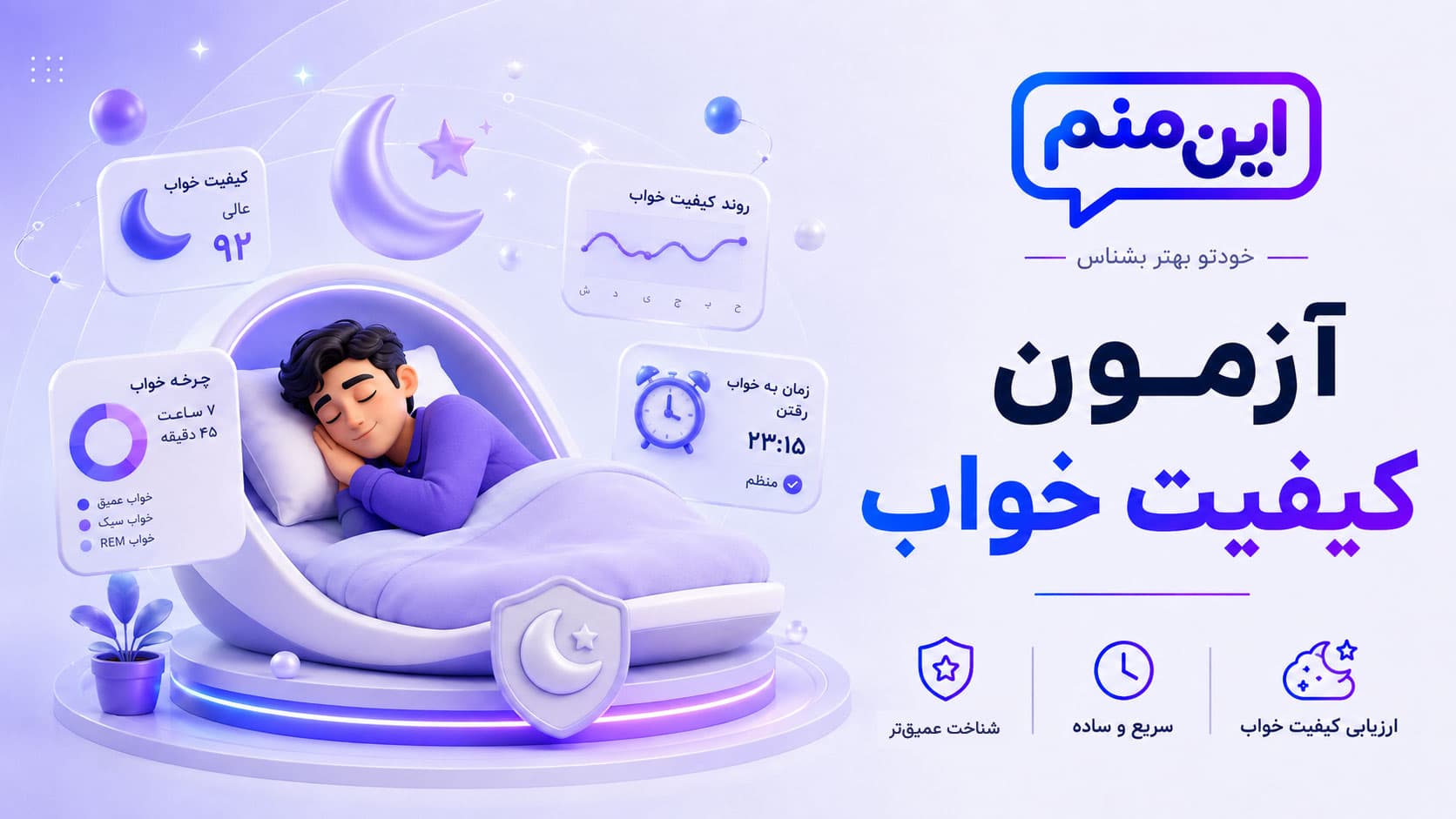 تصویر کاور آزمون کیفیت خواب