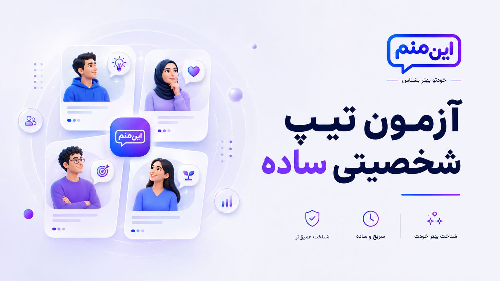 تصویر کاور آزمون تیپ شخصیتی ساده