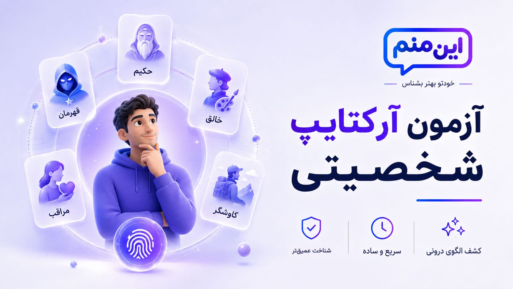 تصویر کاور آزمون آرکتایپ شخصیتی